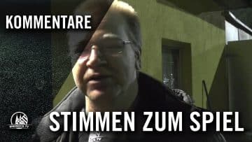 Die Stimmen zum Spiel (SC SW Köln – SC Holweide, U17 B-Junioren, Leistungsklasse, Staffel 2)