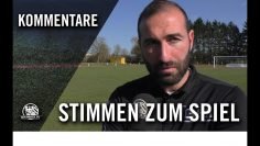 Die Stimmen zum Spiel | SC Teutonia Watzenborn-Steinberg – SG Rot-Weiss Frankfurt (Hessenliga)