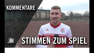 Die Stimmen zum Spiel | SC Union 03 – TuS Osdorf II (18. Spieltag, Kreisliga 7)