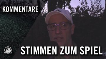 Die Stimmen zum Spiel (SC Union Bergen – DJK Eintracht Dorstfeld, Landesliga Westfalen, Staffel 2)