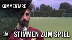 Die Stimmen zum Spiel (SC Union-Südost – FC Arminia Tegel, Testspiel) | SPREEKICK.TV