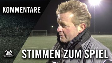 Die Stimmen zum Spiel (SC Velbert – ETB SW Essen, Testspiel) | RUHRKICK.TV