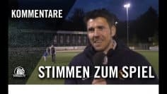 Die Stimmen zum Spiel | SC Victoria Hamburg – SC Condor (31. Spieltag, Oberliga Hamburg)
