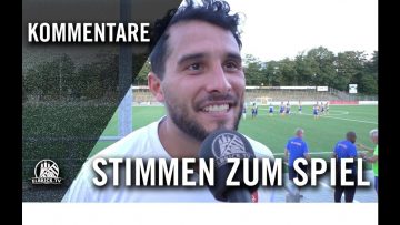Die Stimmen zum Spiel | SC Victoria Hamburg II – TSV Sasel II (2. Runde, Pokal der zweiten Herren)