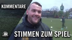 Die Stimmen zum Spiel (SC Victoria Hamburg – FC St. Pauli, Viertelfinale, Pokal der B-Junioren)