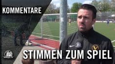 Die Stimmen zum Spiel (SC Victoria Hamburg – SC Nienstedten, U19 A-Junioren, Oberliga)