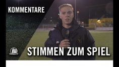 Die Stimmen zum Spiel | SC Victoria Hamburg – HEBC (17. Spieltag, Oberliga Hamburg)