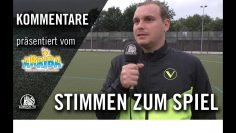 Die Stimmen zum Spiel | SC Victoria – SC Vorw. – Wacker (Pokal) | Präsentiert vom ARRIBA Erlebnisbad