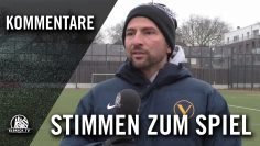 Die Stimmen zum Spiel (SC Victoria Hamburg – Niendorfer TSV, U19 A-Junioren, Regionalliga Nord)