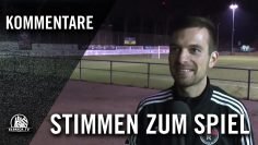 Die Stimmen zum Spiel (SC Victoria Hamburg – SV Rugenbergen, Oberliga Hamburg) | ELBKICK.TV