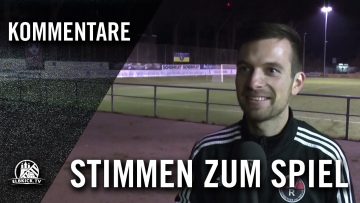 Die Stimmen zum Spiel (SC Victoria Hamburg – SV Rugenbergen, Oberliga Hamburg) | ELBKICK.TV