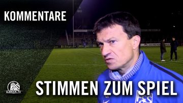 Die Stimmen zum Spiel (SC Victoria Hamburg – FC Süderelbe, Oberliga Hamburg) | ELBKICK.TV