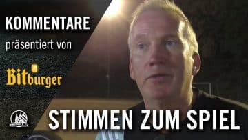 Die Stimmen zum Spiel (SC Weiler Volkhoven – SV Deutz 05, Halbfinale, Bitburger-Pokal )