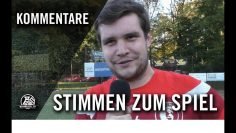 Die Stimmen zum Spiel | SC Weitmar 45 – CSV SF Bochum-Linden (10. Spieltag, Bezirksliga, Gruppe 10)