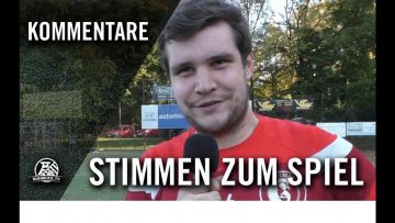 Die Stimmen zum Spiel | SC Weitmar 45 – CSV SF Bochum-Linden (10. Spieltag, Bezirksliga, Gruppe 10)