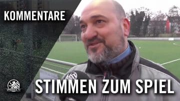 Die Stimmen zum Spiel (SC West Köln II – SV Deutz 05 II, U16 B-Junioren, Sonderliga, Kreis Köln)