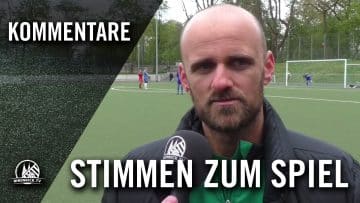 Die Stimmen zum Spiel (SC West Köln – SpVg Flittard, Kreisliga A, Staffel 1, Kreis Köln)