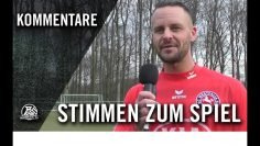 Die Stimmen zum Spiel | SC Westfalia Herne – TSG Sprockhövel (18. Spieltag, Oberliga Westfalen)