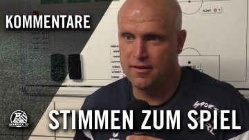 Die Stimmen zum Spiel (SC Westfalia Herne – DSC Wanne-Eickel, Westfalenliga, Staffel 2)