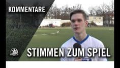 Die Stimmen zum Spiel | SD Croatia Berlin – SV Tasmania Berlin (21. Spieltag, Berlin-Liga)