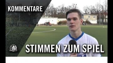 Die Stimmen zum Spiel | SD Croatia Berlin – SV Tasmania Berlin (21. Spieltag, Berlin-Liga)