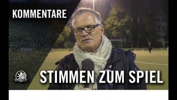 Die Stimmen zum Spiel | SD Croatia – Berliner SC (12. Spieltag, Berlin-Liga)