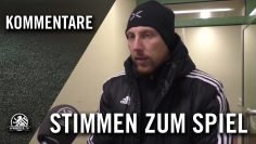 Die Stimmen zum Spiel (SF Charlottenburg-Wilmersdorf – Tennis Borussia Berlin (U15, 1. Runde, Pokal)