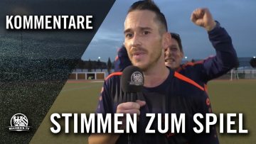 Die Stimmen zum Spiel | SF Friedrichsdorf – SG Ober-Erlenbach (11. Spieltag, Kreisliga Hochtaunus