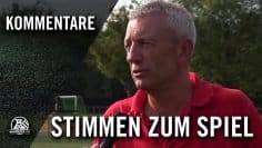 Die Stimmen zum Spiel (SF Königshardt – Duisburger SV, Landesliga Gruppe 2) | RUHRKICK.TV