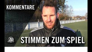 Die Stimmen zum Spiel | SF Niederwenigern – 1. FC Kleve (21.Spieltag, Landesliga Gruppe 2)