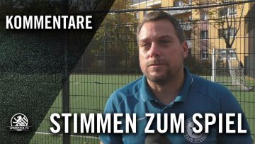 Die Stimmen zum Spiel | SFC Stern 1900 – Eintracht Mahlsdorf (10. Spieltag, Berlin-Liga)