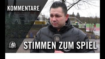 Die Stimmen zum Spiel | SFC Stern 1900 – SV Sparta Lichtenberg (23. Spieltag, Berlin-Liga)