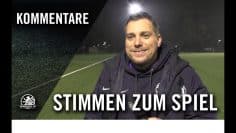 Die Stimmen zum Spiel | SFC Stern 1900 – FC Hertha 03 Zehlendorf (3. Runde, Pokal)