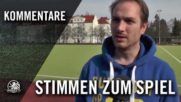 Die Stimmen zum Spiel (SFC Stern 1900 II – SC Union 06, Landesliga, Staffel 2) | SPREEKICK.TV