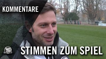 Die Stimmen zum Spiel (SG 01 Hoechst – FV 08 Neuenhain, Kreisoberliga Maintaunus) | MAINKICK.TV