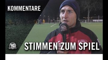 Die Stimmen zum Spiel | SG 01 Hoechst – SG Oberliederbach (23. Spieltag, Gruppenliga Wiesbaden)