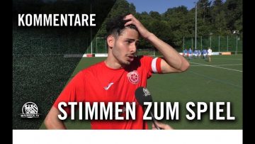 Die Stimmen zum Spiel | SG Bad Soden – SG 01 Hoechst (Testspiel)