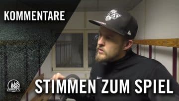 Die Stimmen zum Spiel (SG Blankenburg – SF Kladow, U19 A-Junioren, Bezirksliga, Staffel 2)
