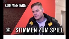Die Stimmen zum Spiel | SG Bruchköbel – SpVgg. 03 Fechenheim (Testspiel)