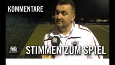 Die Stimmen zum Spiel | SG Egelsbach – FC Germania Bieber (Kreisoberliga Offenbach)