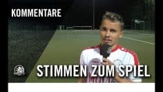 Die Stimmen zum Spiel | SG Eichkamp-Rupenhorn – SP. VG. Blau-Weiss (1. Runde, Pokal)