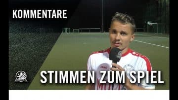 Die Stimmen zum Spiel | SG Eichkamp-Rupenhorn – SP. VG. Blau-Weiss (1. Runde, Pokal)