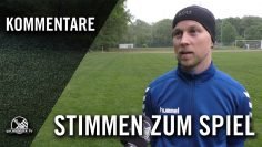 Die Stimmen zum Spiel | SG LVB Leipzig – VfB Zwenkau (25.Spieltag, Landesklasse Nord)