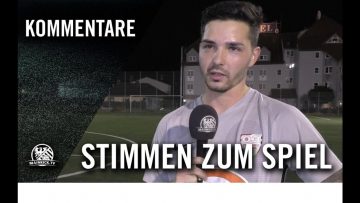 Die Stimmen zum Spiel | SG Nieder-Roden – SpVgg. 03 Neu-Isenburg (Achtelfinale Kreispokal Offenbach)