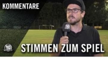 Die Stimmen zum Spiel | SG Oberliederbach – VfB Ginsheim (2. Runde, Hessenpokal)