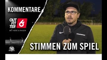 Die Stimmen zum Spiel | SG Oberliederbach – SG Kinzenbach (33. Spieltag, Verbandsliga Mitte)