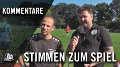 Die Stimmen zum Spiel | SG Poppenb./Hummelsb. U19 – TSC Wellingsb. U19 (6. Spieltag, U19-Landesliga)