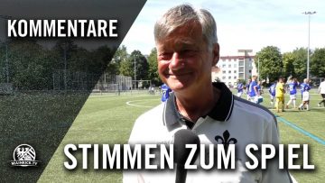 Die Stimmen zum Spiel | SG Rot-Weiss Frankfurt U19 – SV Darmstadt 98 U19 (1. Spieltag, Hessenliga)