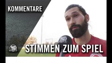 Die Stimmen zum Spiel | SG Rot-Weiss Frankfurt – SC Hessen Dreieich (17. Spieltag, Hessenliga)