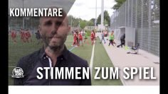 Die Stimmen zum Spiel | SG Rot-Weiss Frankfurt U19 – FSV Frankfurt U19 (A-Junioren Hessenliga)
